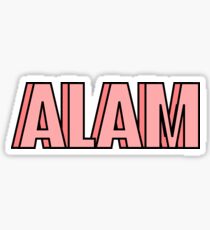 alpha love and mine Sticker