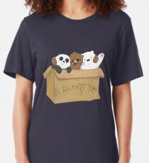 We bare bears Slim Fit T-Shirt