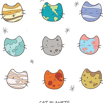 Kawaii Pastel Cat Galaxy Graphic · Creative Fabrica