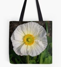 White Prickly Poppy Tote Bag