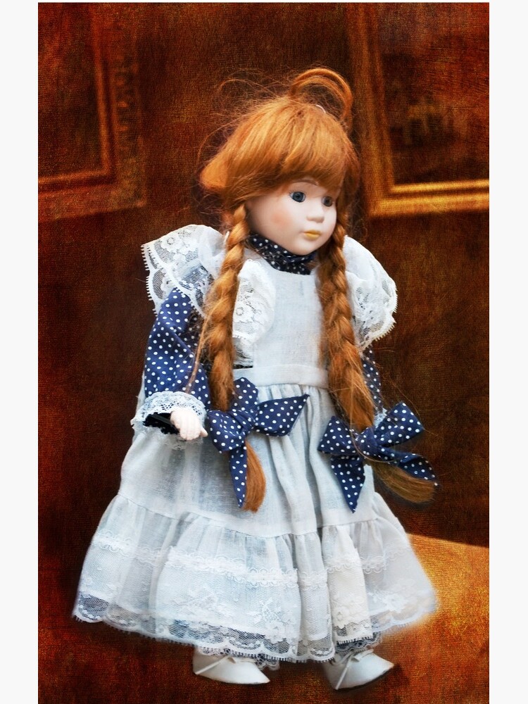 Red haired porcelain doll by steppeland