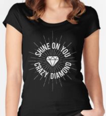 Shine On You Crazy Diamond Women's Fitted Scoop T-Shirt