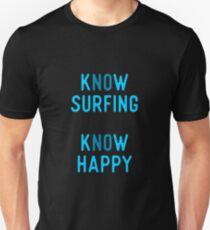 Camiseta unisex Saber surfear camisetas. Regalos para surfistas. Me encanta surfear.