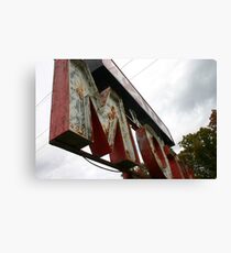 Motel Sign Canvas Print