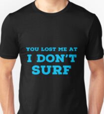 Camiseta unisex Lindas camisas de surf. Los mejores regalos frescos para los amantes de los surfistas.