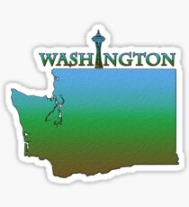 Washington State Gliederung Sticker