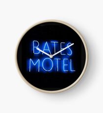Bates Motel sign Clock