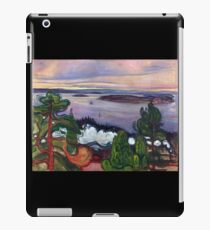 Train Smoke by Edvard Munch (Reproduction) iPad Case/Skin
