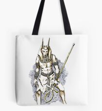 Der ägyptische Gott Anubis Tote Bag