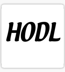 hodl Sticker