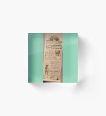 The Muppets are Moving to New York Acrylic Block