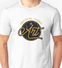 License To Art Unisex T-Shirt