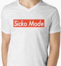 Drake Travis Scott Sicko Mode Men's V-Neck T-Shirt