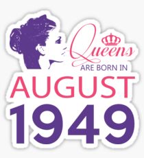 It's My Birthday 69. Made In August 1949. 1949 Gift Ideas. Sticker