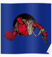 Red And Black Poster