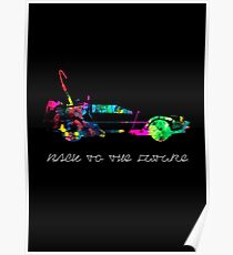 Delorean colors. Poster