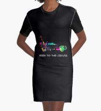 Delorean colors. Graphic T-Shirt Dress