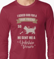 I Love My Yorkshire Terrier Gifts Long Sleeve T-Shirt