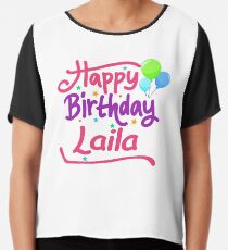 Happy Birthday Laila Chiffon Top