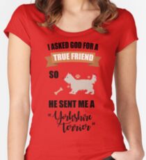 Yorkshire Terrier Mom & Dad Gifts Women's Fitted Scoop T-Shirt