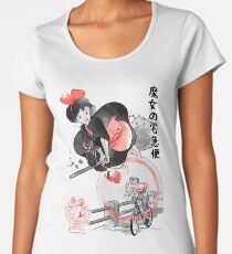 Delivery Service sumi-e Women's Premium T-Shirt