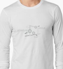 Soccer goal post crossbar gate Long Sleeve T-Shirt