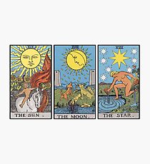 Lámina fotográfica Sun Moon Star Tarot