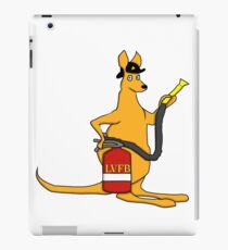 Fire Fighting Kangaroo iPad Case/Skin