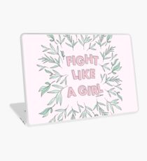 Fight Like A Girl Laptop Skin
