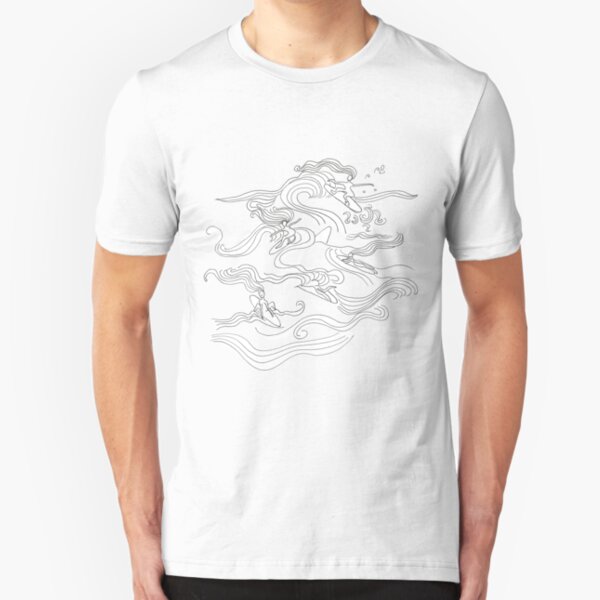 Ladies surfer Slim Fit T-Shirt