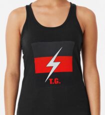 Pochendes Knurren Racerback Tank Top