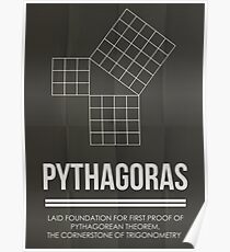 PYTHAGORAS - Mathematiker-Sammlung Poster