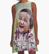 How I Feel When Someone is Checking Out My Bike A-Line Dress