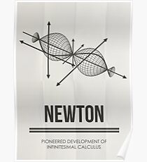 NEWTON - Mathematiker-Sammlung Poster