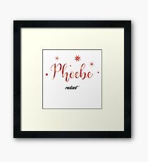 Phoebe Gerahmtes Wandbild