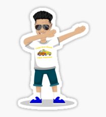 DJ Pauly D Dabbing Funny Pauly D Tee and Jersey Shore Dabbing Dance Move Sticker