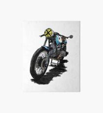 Vintage Motorcycle - The Cafe Racer Art Board