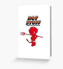 Hot Stuff the Little Devil with Logo Greeting Card