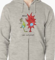 Cell culture problems: glial overgrowth Zipped Hoodie