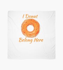 I Donut Belong Here Mini Bakery Shop Scarf
