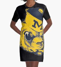 Michigan Graphic T-Shirt Dress