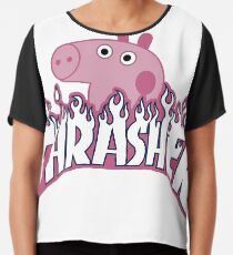Peppa Feuer Chiffontop
