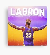 LABron Poster Canvas Print