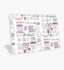 Tumblr transparente Collage Laptop Skin