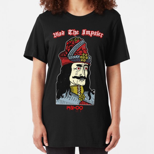 Vlad The Impaler: First Vampire Dracula Slim Fit T-Shirt