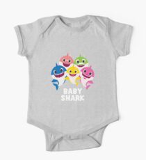 baby shark 55 One Piece - Short Sleeve