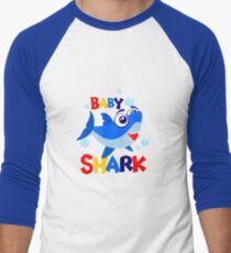 Baby shark 39 Men's Baseball ¾ T-Shirt