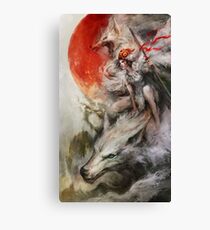 Prinzessin Mononoke Wolf Wölfe Kunst Leinwanddruck