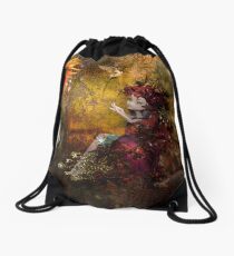 Basking in the Light of Past Glories Drawstring Bag
