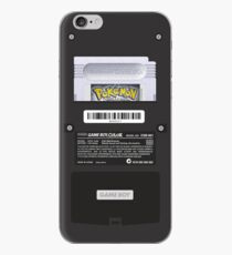 Black Gameboy Color - Silver Cartridge iPhone Case